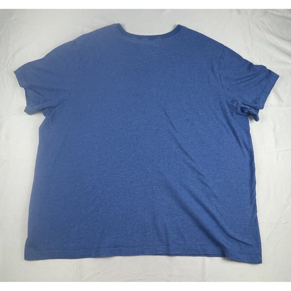 NIKE DRI-FIT T-SHIRT MENS 2XL‎ BLUE ATHLETIC SHORT SLEEVE SWOOSH TEE